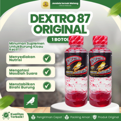 DEXTRO 87 ORIGINAL – Multivitamin Dopping Pleci Meningkatkan Kesehatan Burung