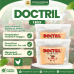 DOCTRIL 100 GRAM 1 BOX (10 SACHET) – Untuk Masalah Ngorok, Pilek, CRD Untuk Ayam Dan Unggas.