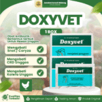 DOXYVET 1 BOX (30 SACHET) – Obat Ayam Burung Ngorok CRD Flu Infeksi Pernafasan
