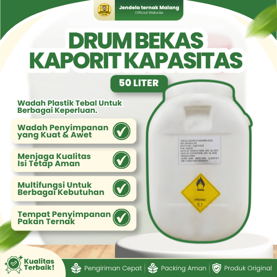 DRUM BEKAS KAPASITAS 50 LITER - Di Jamin Tebal, Awet, Kuat & Anti Pecah.