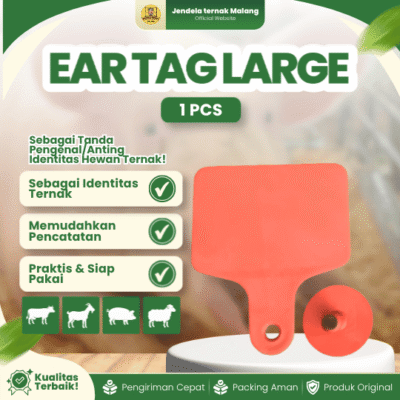 EAR TAG SAPI LARGE – Penanda Telinga Ternak Ukuran Besar
