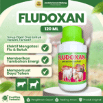 FLUDOXAN 120 ML – Mengatasi Flu, Batuk & Pilek Untuk Hewan Ternak Kesayangan.