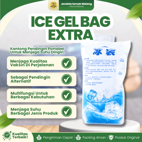 ICE GEL BAG EXTRA - Tambahan Untuk Pemesanan Vaksin Agar Lebih Awet Di Perjalanan.