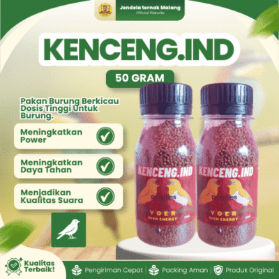 KENCENG.IND VOER MINI PELLET 50 GRAM BY PETPLIES – Pakan Burung Kecil Melangkapi Nutrisi Kompleks
