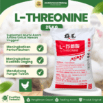 L-THREONINE 1 SAK 25 KG – Mengatur Keseimbangan Asam Amino Untuk Unggas & Hewan Ternak.