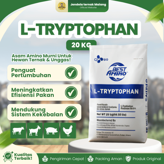 L-TRYPTOPHAN 20 KG - Untuk Meningkatkan Imun & Berat Badan Pada Ternak Dan Unggas.