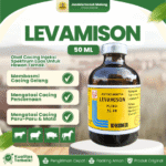 LEVAMISON 50 ML BY WONDER – Mencegah Cacingan, Saluran Pencernaan & Pernapasan Hewan Ternak.