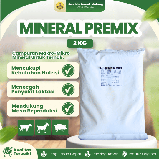 MINERAL PREMIX 2 KG TMC - Vitamin Mineral Untuk Meningkatkan Daya Tahan Pada Ternak & Unggas.