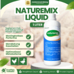 NATUREMIX LIQUID 1 LITER GANEETA - Kombinasi Vitamin, Mineral, Asam Amino, Enzyme, Probiotik dan Herbal Untuk Unggas
