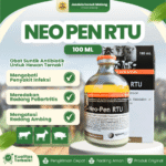 NEO PEN RTU 100 ML - Untuk Mengatasi Saluran Pernafasan & Pencernaan Hewan Ternak.