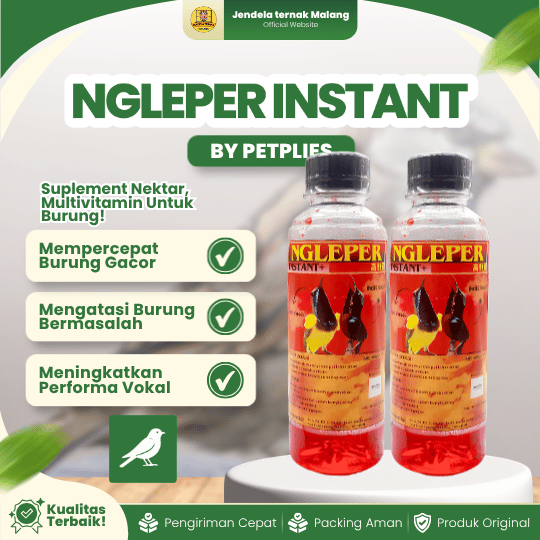 NGLEPER INSTANT BY PETPLIES.IND - Nectar, Multivitamin, Doping Pada Burung Sogon, Kolibri Dll.