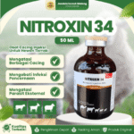 NITROXIN 34 50 ML - Untuk Masalah Cacing Hati dan Lainnya Pada Hewan Ternak Sapi Kambing Domba