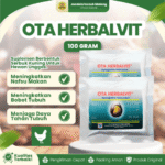 OTA HERBALVIT 100 GRAM – Vitamin untuk Selera Makan Ternak Ayam Unggas Sapi Kambing Puyuh