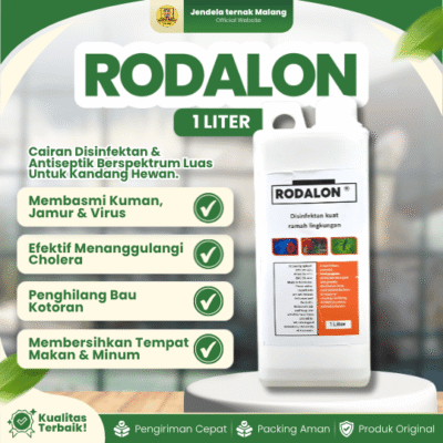 RODALON 1 LITER – Disenfektan Ampuh Pembasmi Bakteri, Virus, Fungi & Kuman.