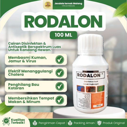 RODALON 100 ML - Disenfektan Ampuh Pembasmi Bakteri, Virus, Fungi & Kuman.