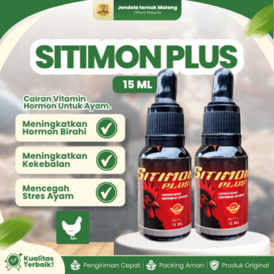 SITIMON PLUS 15 ML – Meningkatkan Reproduksi Pada Semua Jenis Ayam & Unggas.
