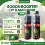 SOGON BOOSTER 10 ML BY KAMISAMA -  Multivitamin ATP Mengoptimalkan Energi, Stamina & Mental Burung.