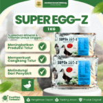 SUPER EGG-Z 1 KG RAID-ALL - Meningkatkan Produksi & Memperkuat Cangkang Telur Bebek