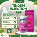 TINOLIN INJ 5 ML - Mengatasi Masalah Pencernaan & Pernapasan Pada Hewan.