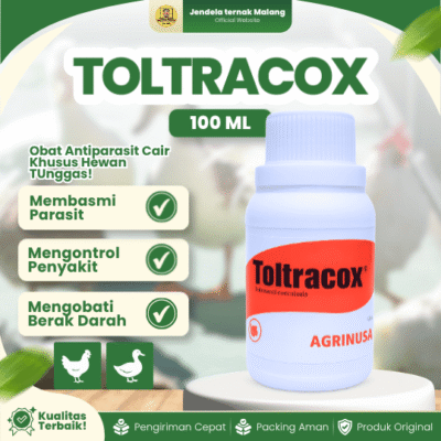 TOLTRACOX 100 ML – Untuk Mengatasi Kok.sidi.osis Pada Hewan Ternak.