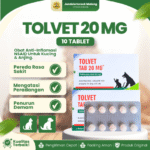 MARBOTEN TAB 20 MG TABLET - Untuk Masalah Saluran Pernapasan, Kulit & Sistem Urinari Anjing, Kucing, Kelinci
