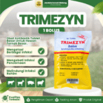 TRIMEZYN BOLUS ECER - Untuk Pernafasan & Pencernaan Diare Pada Hewan Ternak.