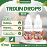 TRIXIN DROPS 10 ML - Tetes Mata Mengatasi Infeksi Pada Hidung & Sinus Kucing Cat Kitten