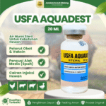 USFA AQUADEST 20 ML - Aquades Air Steril Destilated Water untuk  Pelarut Vaksin & Pencuci Spuit.