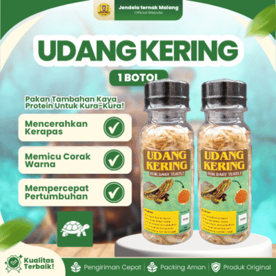UDANG KERING PETPLIES –  Pakan Untuk Kura Kura Kecil Brazil, Chana, Louhan.