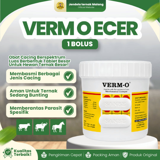 VERM O BOLUS BY SANBE - Ampuh Atasi Cacingan Hewan Ternak