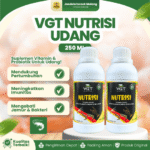 VGT NUTRISI UDANG 250 ML - Probiotik & Vitamin Organik Untuk Meningkatkan Produktivitas Udang.