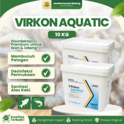 VIRKON AQUATIC 10 KG – Desinfektan Untuk Tambak Udang, Ikan Hias Dan Lainnya.