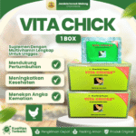 VITA CHICK 10 GRAM 1 DUS (30 SACHET) - Vitamin Pertumbuhan Anak Ayam Burung Unggas Vita Chicks