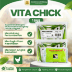 VITA CHICKS 100 GRAM 1 DUS (10 SACHET) – Vitamin Pertumbuhan Anak Ayam Burung Unggas
