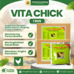 VITA CHICKS 250 GRAM 1 DUS (ISI 20 SACHET) - Vitamin Pertumbuhan Anak Ayam Burung Unggas