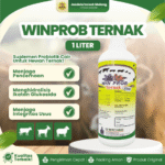 WIN PROB TERNAK 1 LITER - Untuk Memacu Pertumbuhan, Memperbaiki Konversi Pakan & Pencernaan.